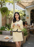 Women Stylish Short Tweed Co-Ord Sets